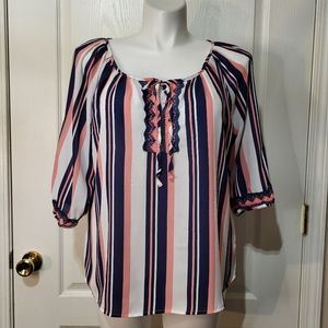 Storybuk Striped Multicolor Tunic